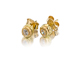 Earrings 18K Gold and 10 Point Diamonds