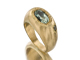 18K Gold with Aquamarine