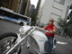 In it's first ride ever, Paul Teutul Sr of Orange County Choppers, drove the bike around Columbus Circle in New York City, where it was admired by hundreds of New Yorkers and tourists. Most couldn't believe how quiet it was!