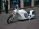 The Siemens Smart Chopper is the first electric chopper by Orange County Choppers. Made from new and recycled materials and LED lighting from SYLVANIA, a Siemens Company, the bike can go 60 miles on a single charge and can go 100MPH!