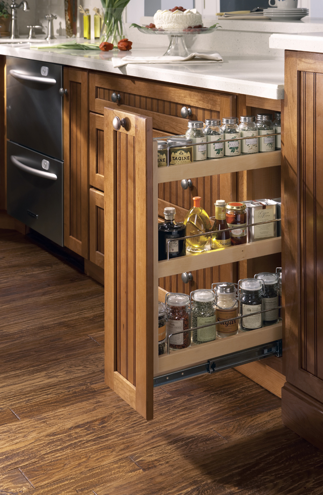 Pull Out Cabinet Spice Rack